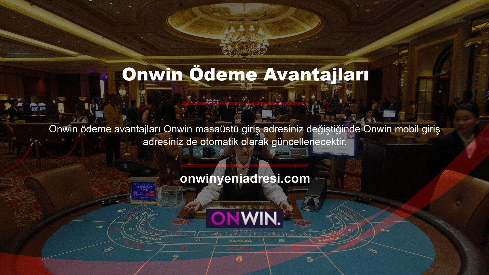Onwin mobil giriş adresine hiçbir ek çaba harcamadan erişebilirsiniz